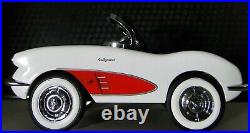 1955 Chevrolet 55 Chevy Corvette Vintage Pedal Car For G Scale Model Train Set