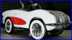 1955 Chevrolet 55 Chevy Corvette Vintage Pedal Car For G Scale Model Train Set