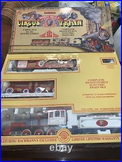 1970's Bachman Emmet Kelly Jr Circus Train Set, G Scale #90020 Missing Track