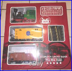 1980s G Scale Lgb Lehmann 20401 Us The Big Train Set In Box Working Locomotive