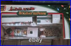 1986 New Bright Holiday Express Train 4 Cars Set 18 Tracks G Withbox 1986 New Bright Holiday Express Train 4 Cars Set 18 Tracks G Withbox