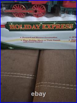 1986 New Bright Holiday Express Train 4 Cars Set 18 Tracks G Withbox 1986 New Bright Holiday Express Train 4 Cars Set 18 Tracks G Withbox