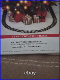 1986 New Bright Holiday Express Train 4 Cars Set 18 Tracks G Withbox 1986 New Bright Holiday Express Train 4 Cars Set 18 Tracks G Withbox