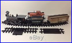 1986 New Bright Pioneer 999 G Scale Battery Powered Model Train Set
