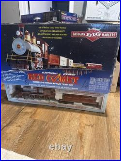 1989 Bachman Big Haulers Red Comet Train Set G Scale 90012 Missing Power