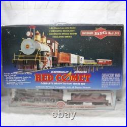 1989 Bachman Big Haulers Red Comet Train Set G Scale 90012 New Open Box