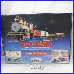 1989 Bachman Big Haulers Red Comet Train Set G Scale 90012 New Open Box