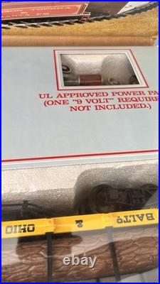 1989 Bachman Big Haulers Red Comet Train Set G Scale 90012 With Power Supply