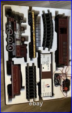 1989 Bachman Big Haulers Red Comet Train Set G Scale 90012 With Power Supply