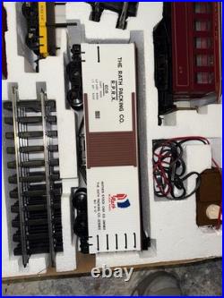 1989 Bachman Big Haulers Red Comet Train Set G Scale 90012 With Power Supply