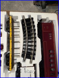1989 Bachman Big Haulers Red Comet Train Set G Scale 90012 With Power Supply