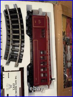1989 Bachman Big Haulers Red Comet Train Set G Scale 90012 With Power Supply
