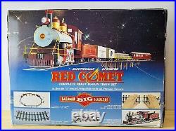 1989 Bachman Big Haulers Red Comet Train Set G Scale 90012 Works NO TRACKS