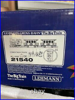 1991 Lehmann LGB Christmas Train Set in Box G Scale 21540