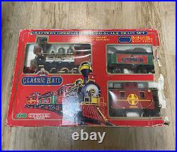 1993 Echo Toys Classic Rail G-Scale Train Set Battery Operated Light Sound Smoke