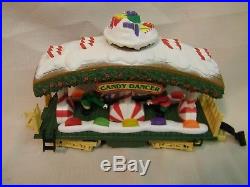 1996 New Bright Christmas THE HOLIDAY EXPRESS ANIMATED TRAIN SET No. 380 TESTED
