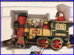 1996 New Bright Christmas THE HOLIDAY EXPRESS ANIMATED TRAIN SET No. 380 -WORKS