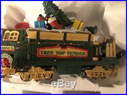 1996 The Holiday Express Animated Train Set Model 380 G Scale MINT AWESOME