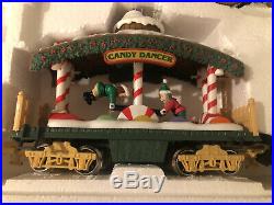 1996 The Holiday Express Animated Train Set Model 380 G Scale MINT AWESOME