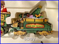 1997 Ltd Ed NEW BRIGHT HOLIDAY EXPRESS Animated Train Set Complete G Scale 380