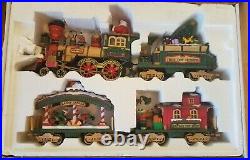 1997 New Bright #380 The Holiday Express Animated Train Set G Scale