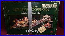 1997 New Bright Christmas The Holiday Express Animated Train Set No. 380