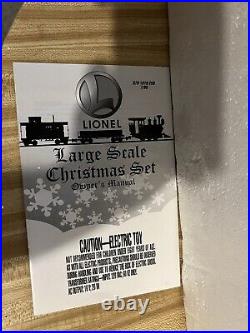 1998 Lionel 8-81019 Lionel Holiday Special Train Set G Scale