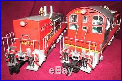 2 Car Set USA Trains R22023 + R22024 Nw 2 Santa Fe Warbonnet & Calf Locomotives