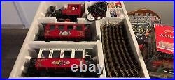2x Lionel Holiday Express Animated Train Set AND LGB Christmas G Scale MUST SEE
