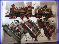 387 Holiday Express Christmas Electric Animated Train Set