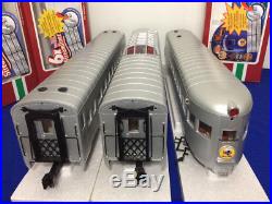 (3) Lot Set LGB Santa Fe Streamliner Passenger Train 30570 30580 30590 Dome