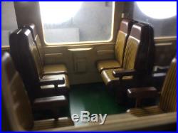 (4) Lot Set- LGB Passenger Coach Car MOB Train Set 35670 Metal Wheels Lighted