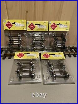 5 Brand New Sets Of Aristo 29111b G Gauge Steel Wheels For Lgb G Scale Trains