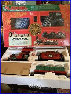 8-81017 Lionel The Ornament Express Electric Train set G SCALE USED