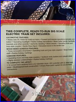 8-81017 Lionel The Ornament Express Electric Train set G SCALE USED