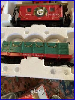 8-81017 Lionel The Ornament Express Electric Train set G SCALE USED