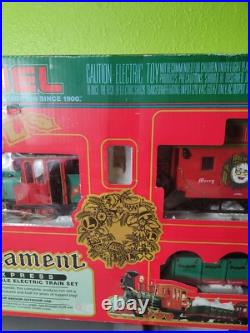 8-81017 Lionel The Ornament Express Train set G SCALE Holiday Christmas Withbox