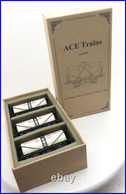 ACE Trains London, O, G/1M (3) United Dairies Milk Tank Cars Set A, C-8 LN/OB ACE Trains London, O, G/1M (3) United Dairies Milk Tank Cars Set A, C-8 LN/OB