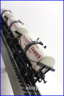 ACE Trains London, O, G/1M (3) United Dairies Milk Tank Cars Set A, C-8 LN/OB ACE Trains London, O, G/1M (3) United Dairies Milk Tank Cars Set A, C-8 LN/OB