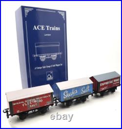 ACE Trains London, O, G/6, Salt Wagon Set No. 4, C-9, NIB ACE Trains London, O, G/6, Salt Wagon Set No. 4, C-9, NIB