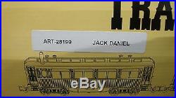Aristo Craft Jack Daniel's Train Set Steam Loco Passenger Coach & Combine Nib