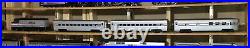 Amtrak Great Trains F40 Streamliner Passenger 4 Piece set G scale with Lights