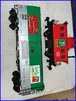 Aristo Craft Art-28200 G Scale 7 UP Train Locomotive Set 129 Scale