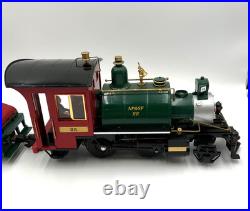 Aristo-Craft G Scale Christmas Train North Pole & Snowflake RR Engine Tender Set