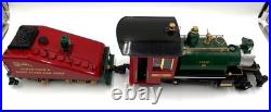 Aristo-Craft G Scale Christmas Train North Pole & Snowflake RR Engine Tender Set