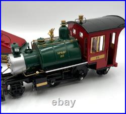 Aristo-Craft G Scale Christmas Train North Pole & Snowflake RR Engine Tender Set