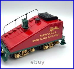 Aristo-Craft G Scale Christmas Train North Pole & Snowflake RR Engine Tender Set