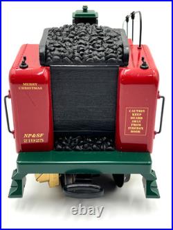 Aristo-Craft G Scale Christmas Train North Pole & Snowflake RR Engine Tender Set