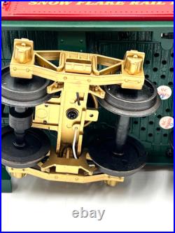 Aristo-Craft G Scale Christmas Train North Pole & Snowflake RR Engine Tender Set