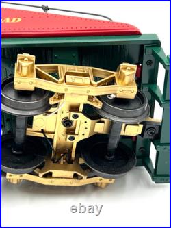 Aristo-Craft G Scale Christmas Train North Pole & Snowflake RR Engine Tender Set